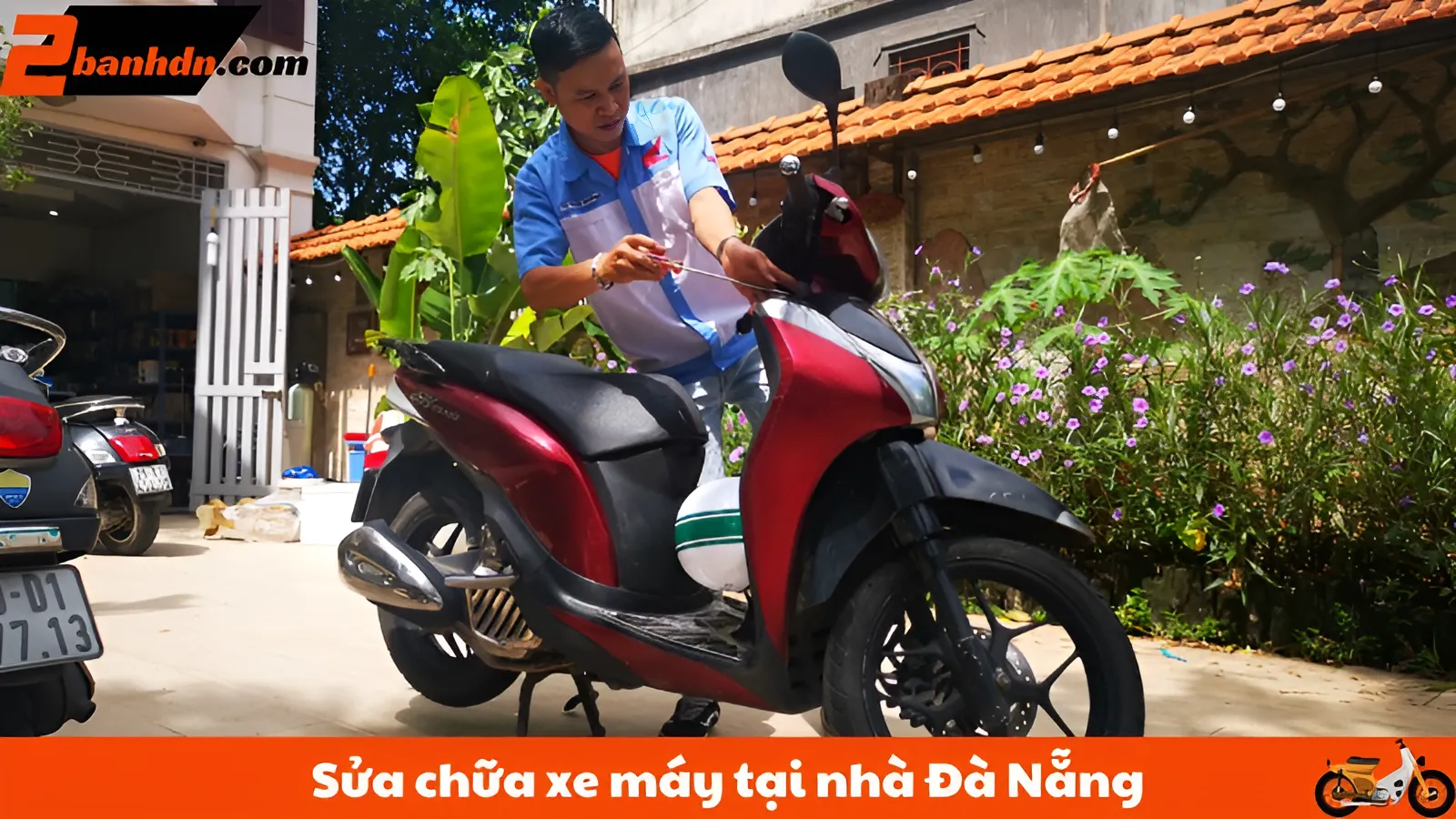 Sửa chữa xe máy tại nhà Đà Nẵng